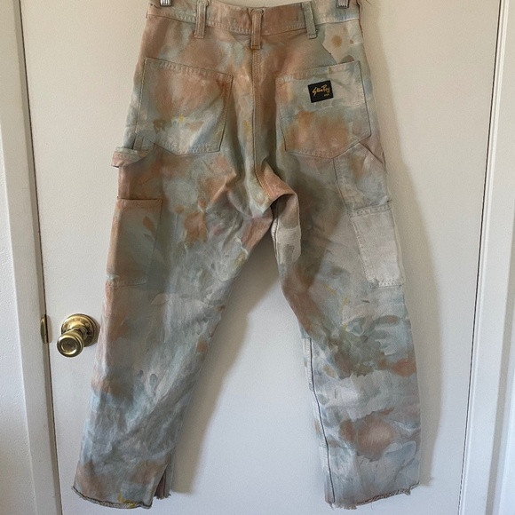 RIVERSIDE TOOL AND DYE + STAN RAY Dyed Painters Pants sz Small - Picture 2 of 5